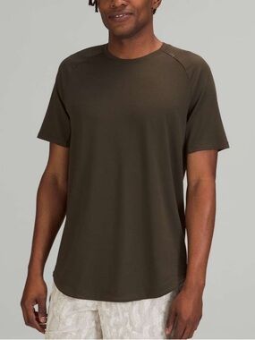 Lululemon Drysense Training Short
Sleeve Shirt - Dark Olive